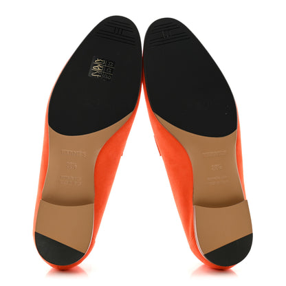 Hermes Suede Goatskin Paris Loafers 39.5 Feu 6 of 10