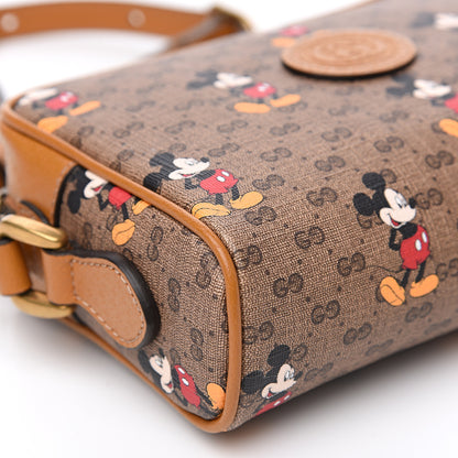 Gucci X DISNEY Mini Vintage GG Supreme Monogram Mickey Mouse Shoulder Bag Beige Vintage Sun Oil 8 of 10