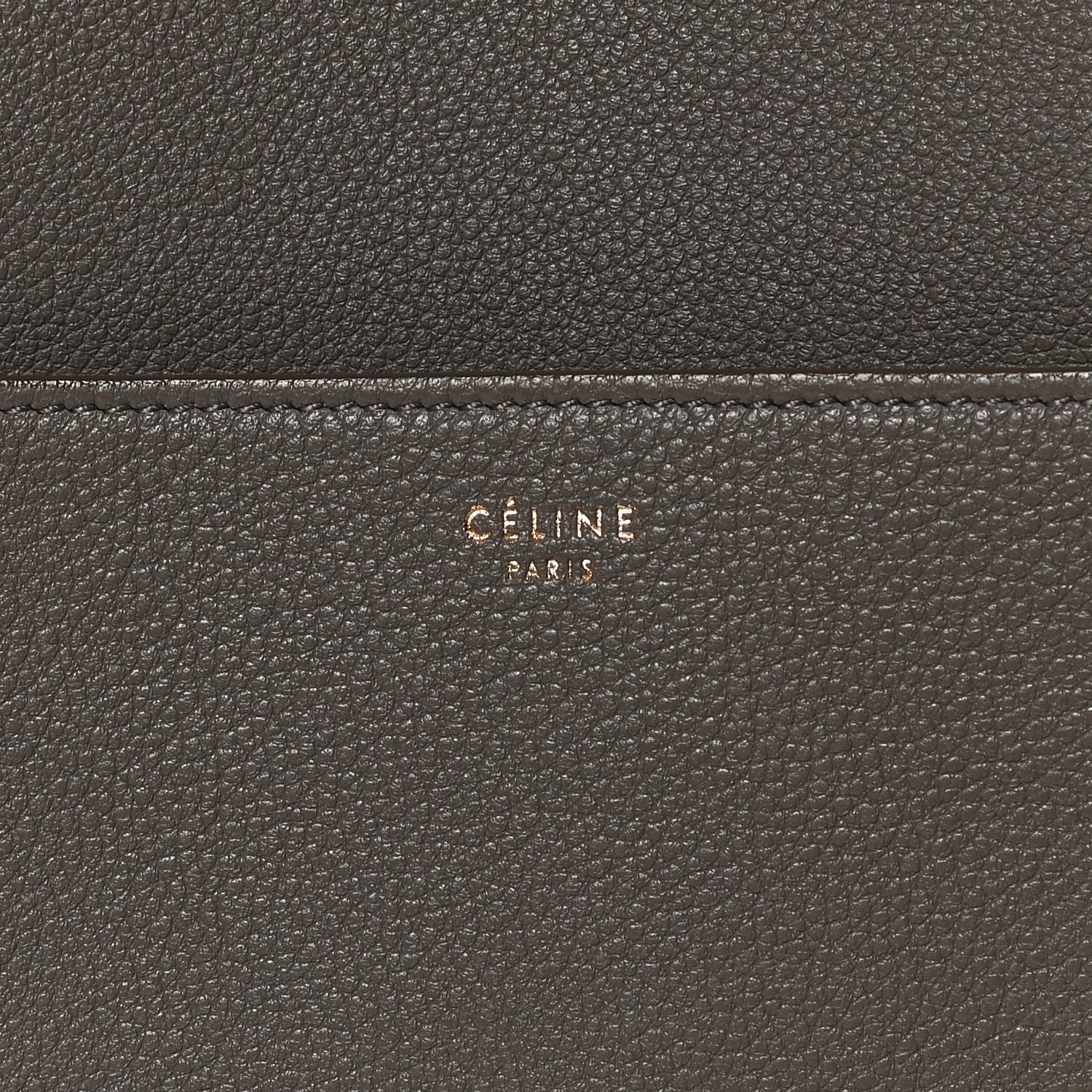 Celine Soft Grained Calfskin Sangle Bucket Bag Taupe 6 of 11