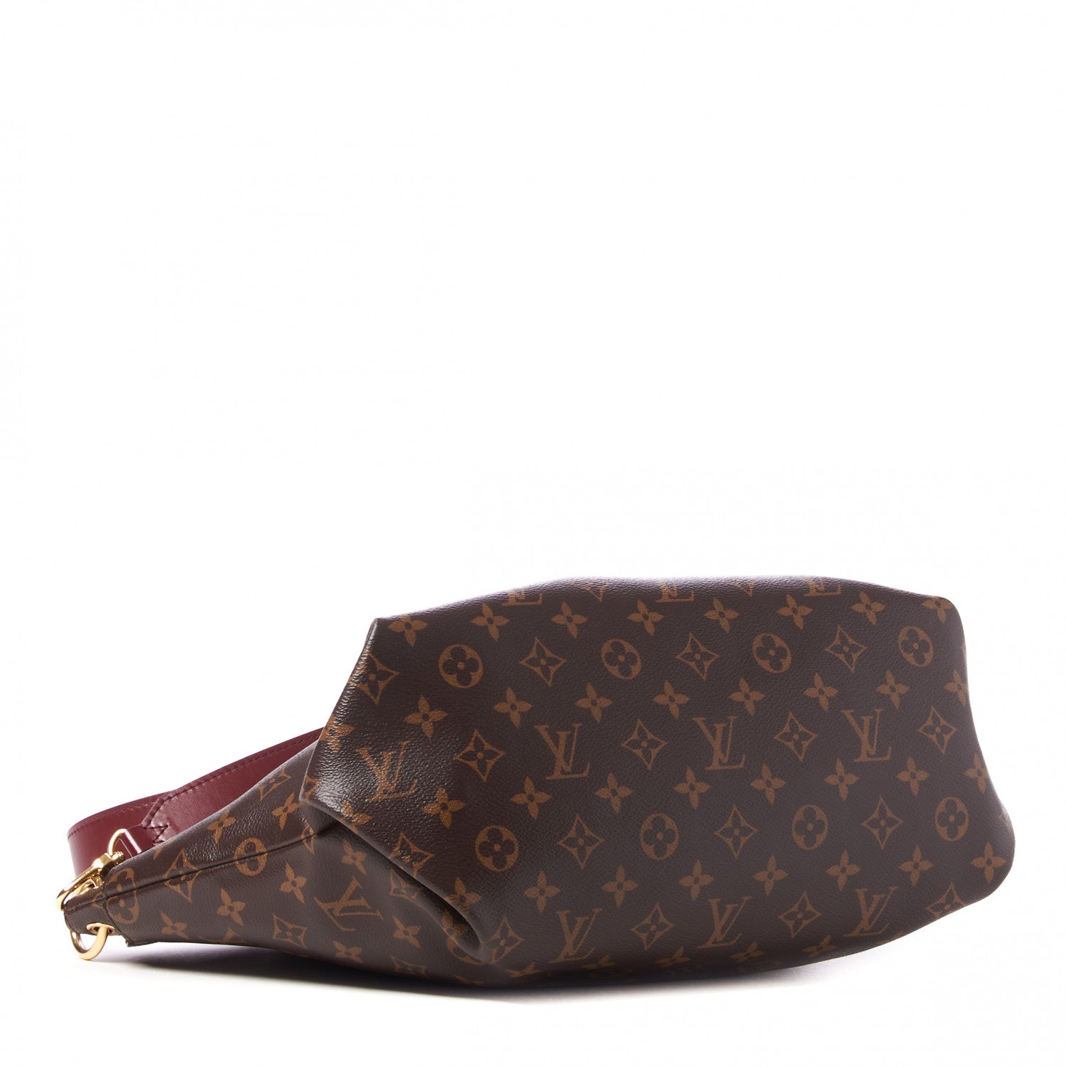 Louis Vuitton Monogram Flower Zipped Tote MM Bordeaux 3 of 8