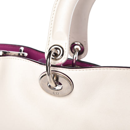 Christian Dior Smooth Calfskin Large Diorissimo Tote White 12 of 19
