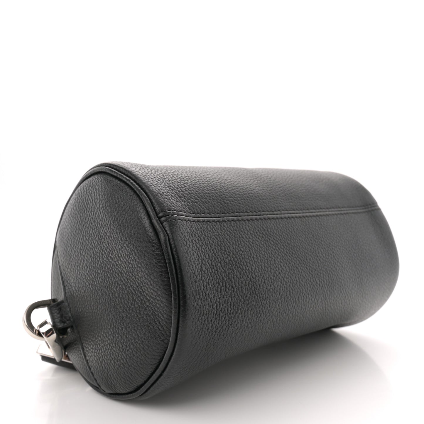 HOMME Grained Calfskin Mens Roller Pouch Black