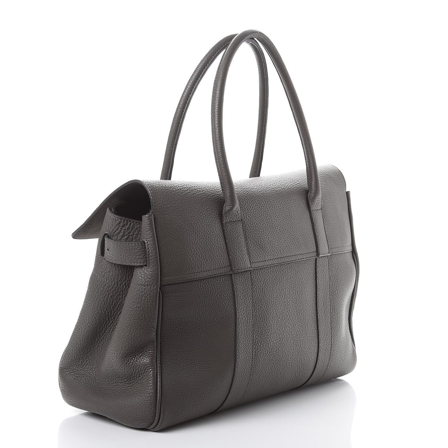 Mulberry Classic Grain Calfskin Bayswater Mole Grey 4 of 13