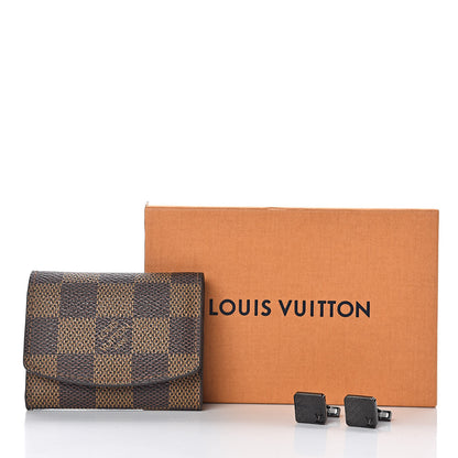 Louis Vuitton Steel Champs Elysees Cufflinks Black 3 of 3