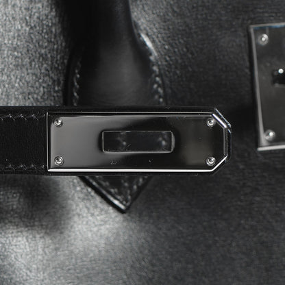Hermes Veau Box Birkin 35 Black 13 of 28