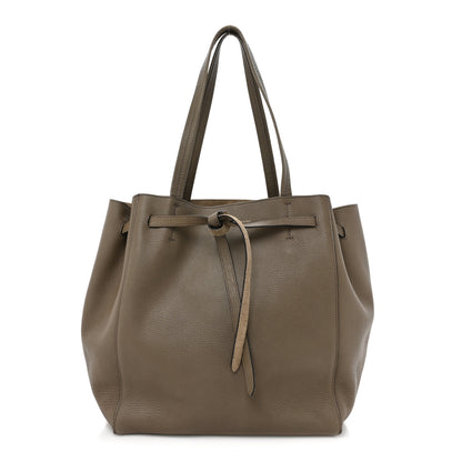 Celine Soft Grained Calfskin Medium Belt Cabas Phantom Taupe 1 of 15