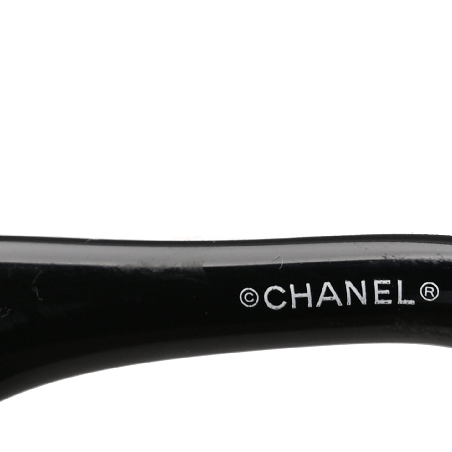 Acetate Calfskin Polarized Square Sunglasses 5473-Q-A Black