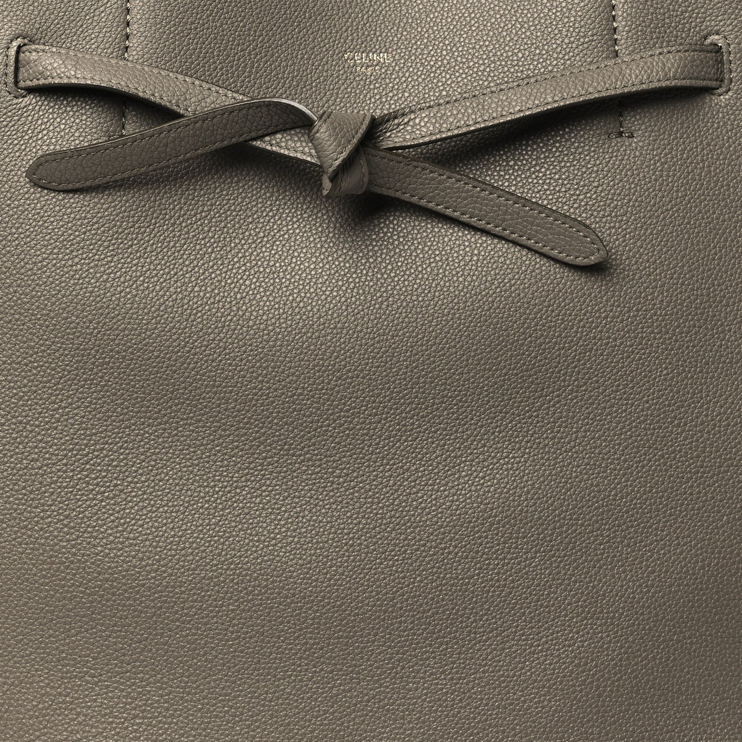 Soft Grained Calfskin Small Belt Cabas Phantom Taupe