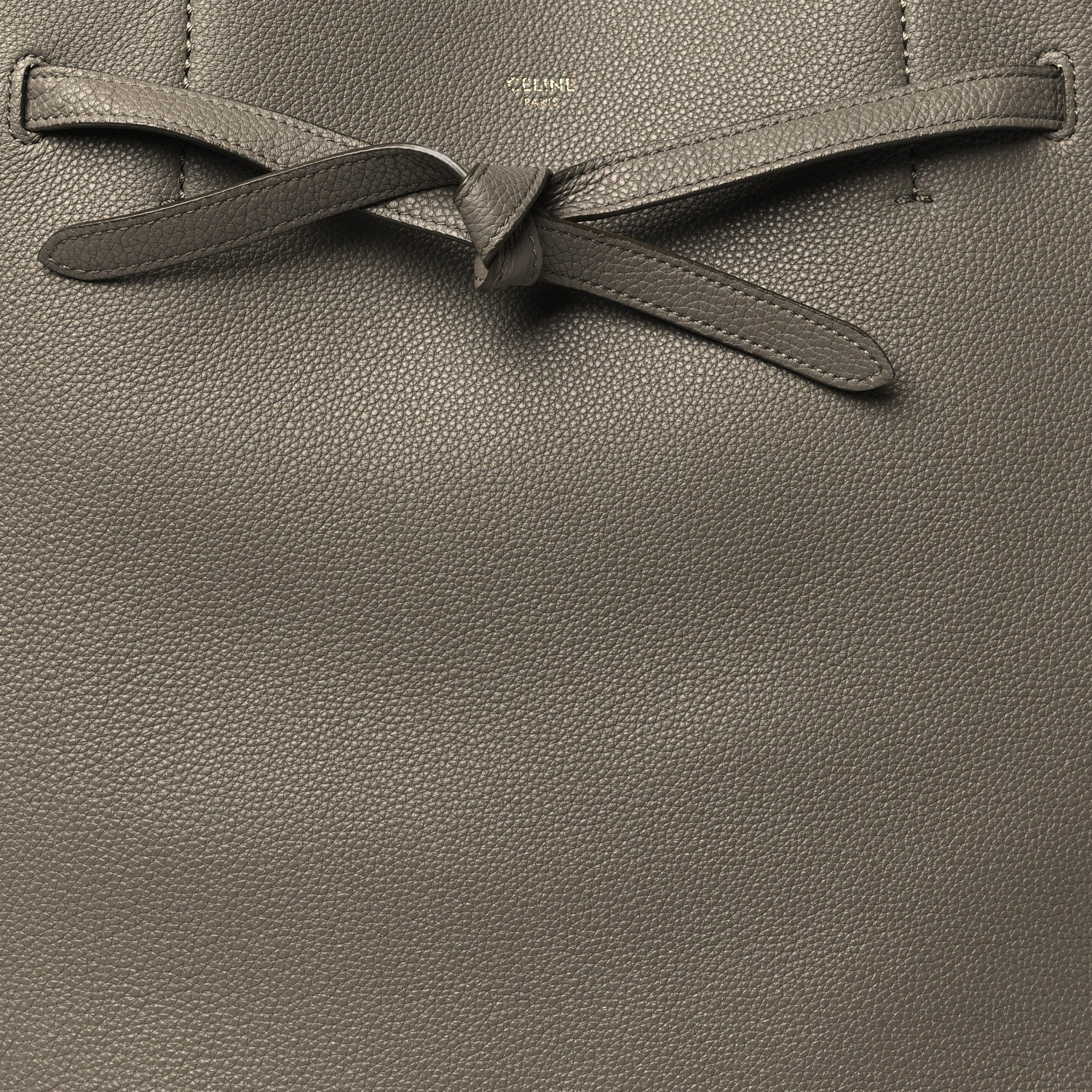 Celine Soft Grained Calfskin Small Belt Cabas Phantom Taupe 8 of 10