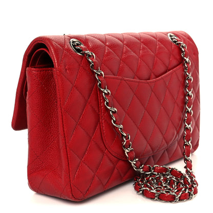 Chanel Caviar Quilted Medium Double Flap Red 3 of 11