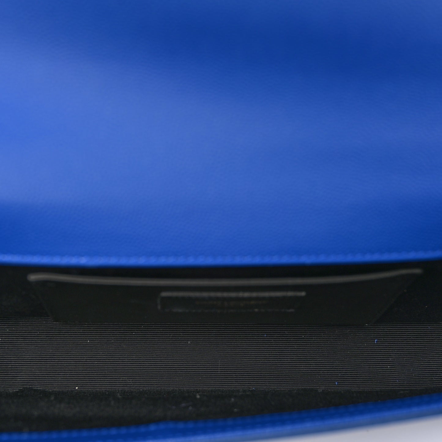 Grain De Poudre Classic Monogram Cassandre Clutch Blue Majorelle