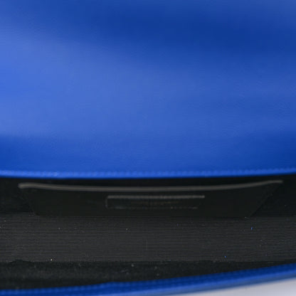 Saint Laurent Grain De Poudre Classic Monogram Cassandre Clutch Blue Majorelle 5 of 7