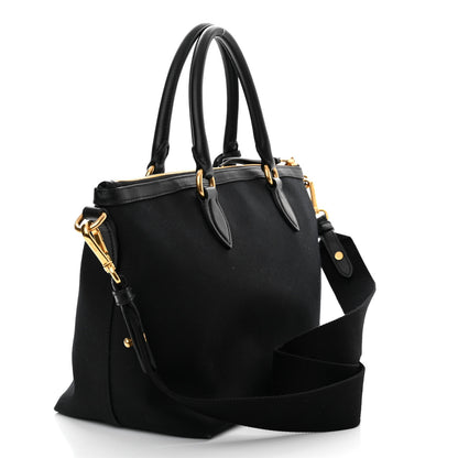 Prada Jacquard Logo Tote Black 3 of 10