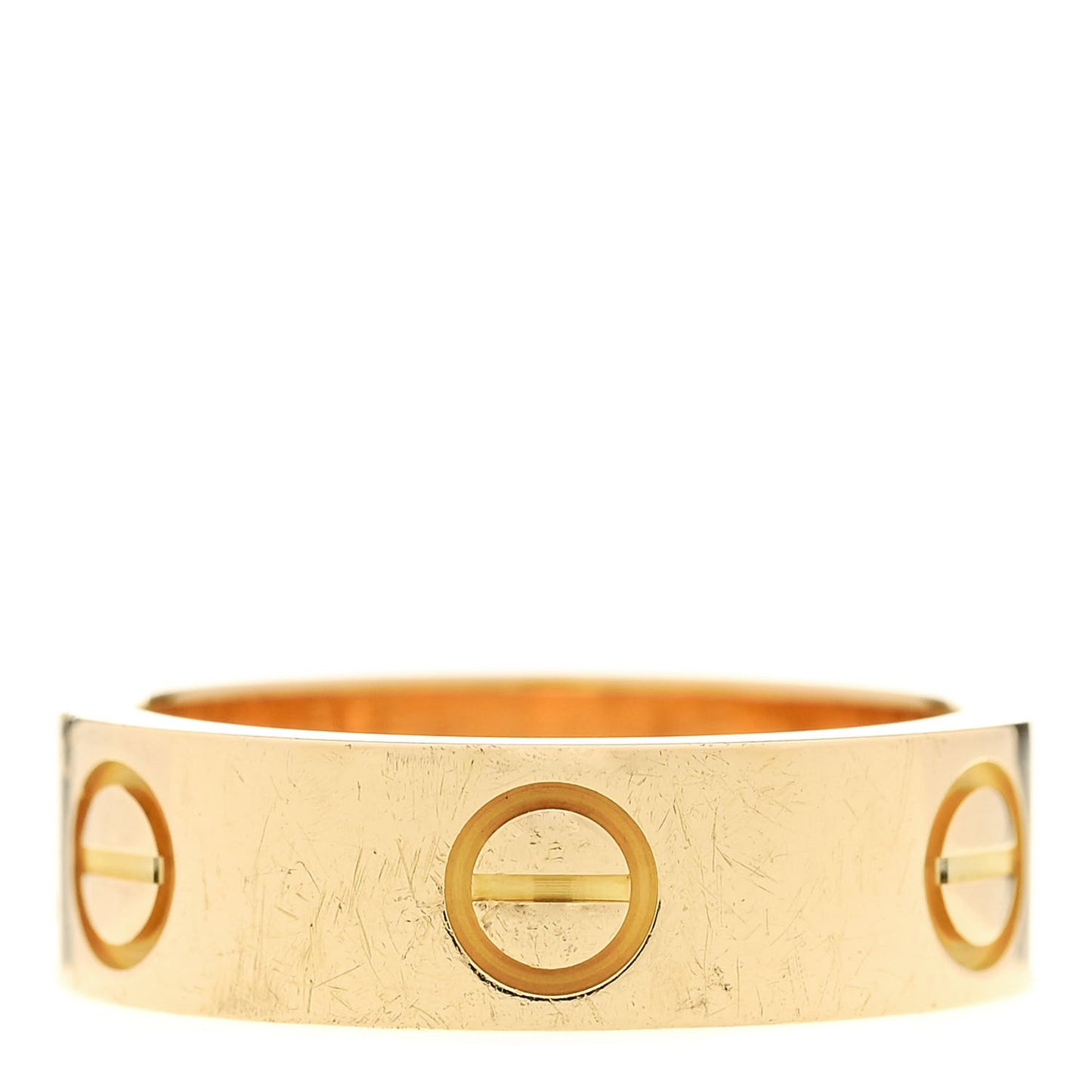 18K Yellow Gold 5.5mm LOVE Ring 50 5.25
