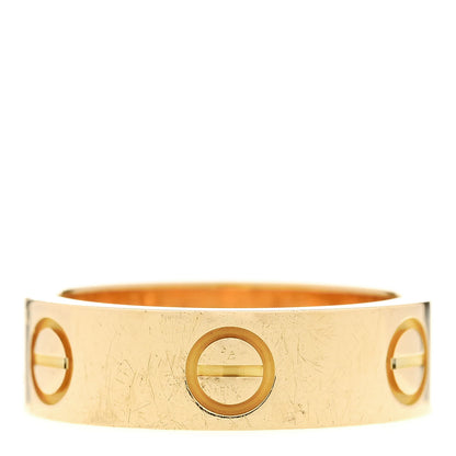 Cartier 18K Yellow Gold 5.5mm LOVE Ring 50 5.25 1 of 6
