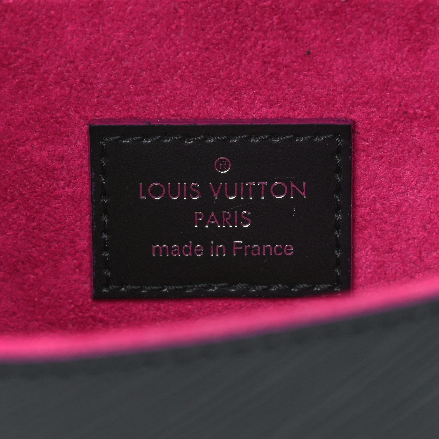 Louis Vuitton Epi Pochette Felicie Black Hot Pink 6 of 13