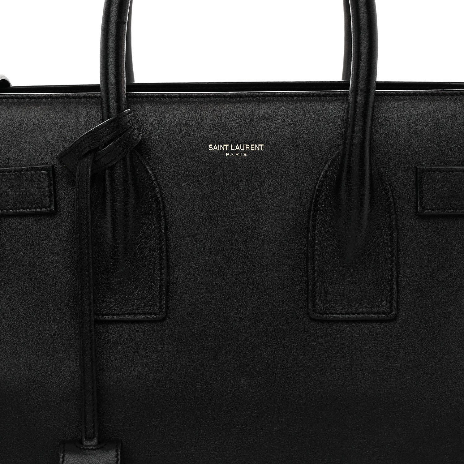 Saint Laurent Calfskin Small Sac De Jour Black 9 of 15