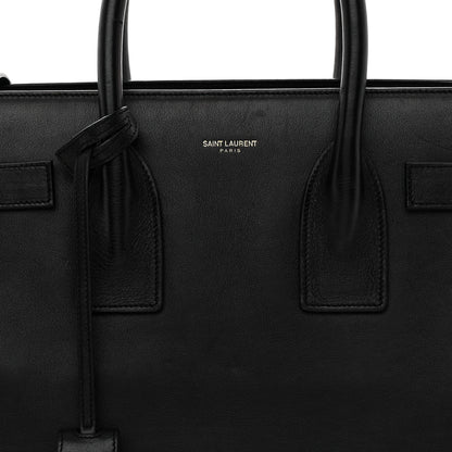 Saint Laurent Calfskin Small Sac De Jour Black 9 of 15
