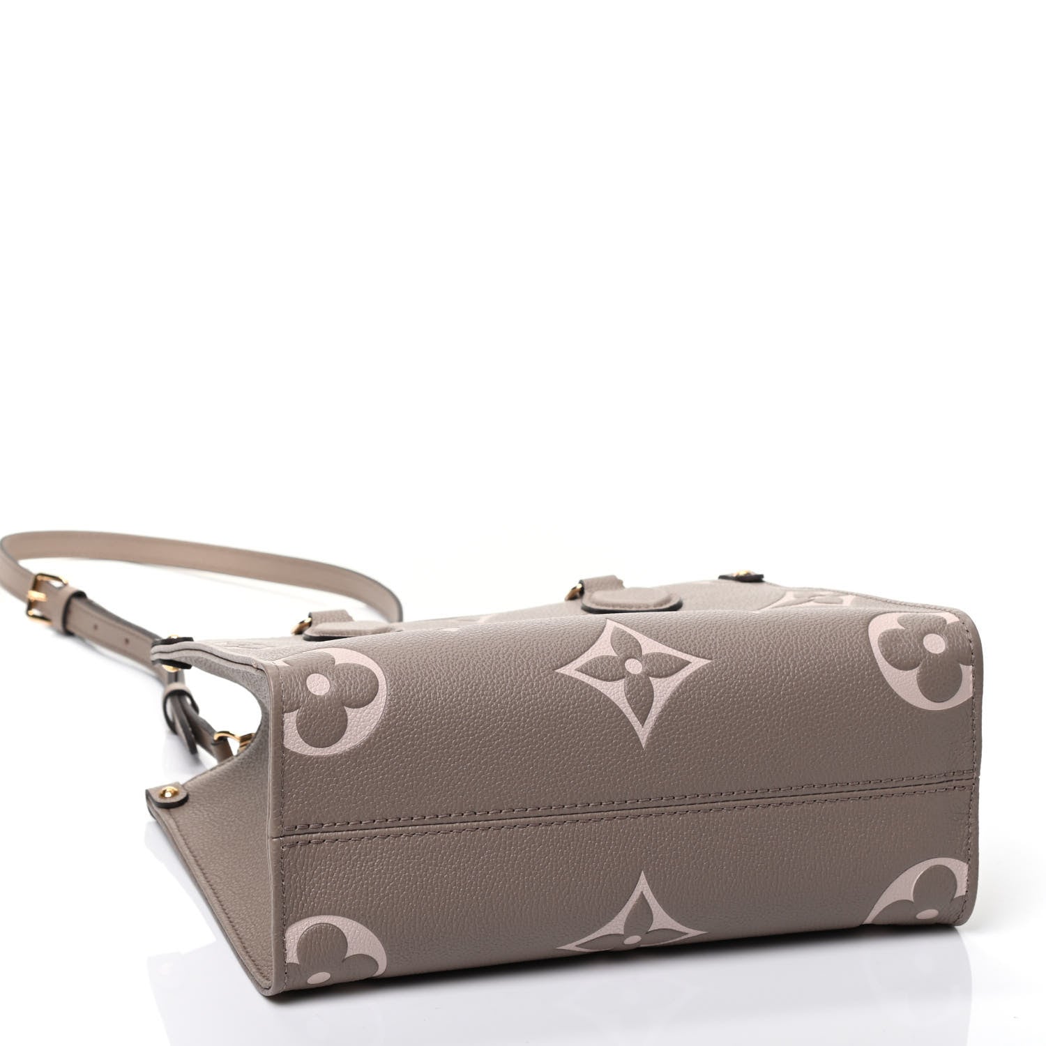 Louis Vuitton Empreinte Monogram Giant Onthego PM Tourterelle Creme 3 of 4