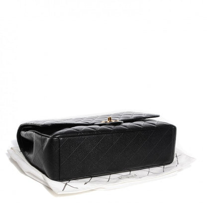 Chanel Caviar Quilted Maxi Double Flap Black 4 of 9