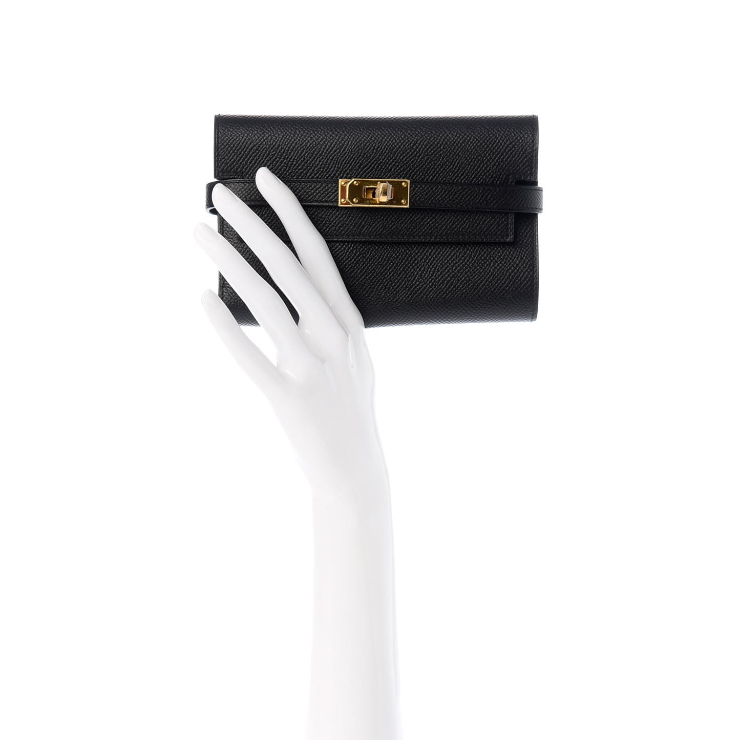 Epsom Medium Kelly Wallet Black