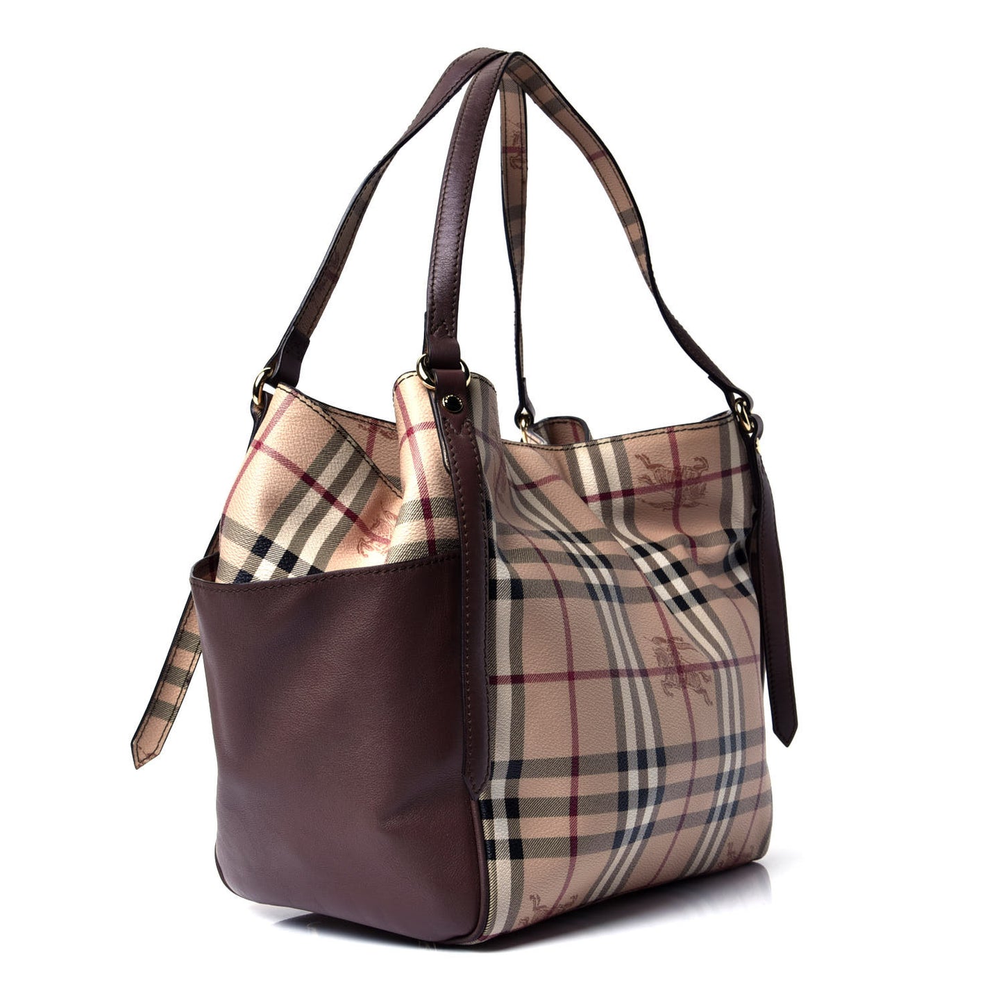 Haymarket Check Small Canterbury Tote Chocolate