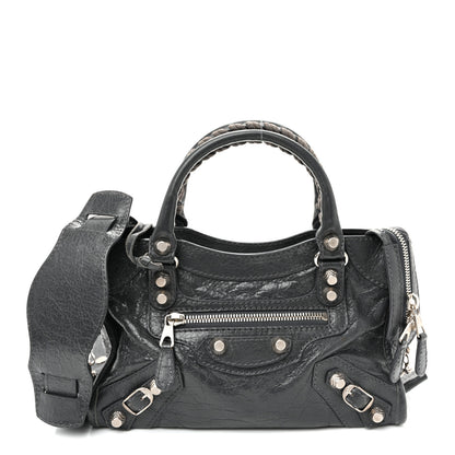 Balenciaga Agneau Giant 12 Silver Hardware Mini City Gris Fossile 1 of 11