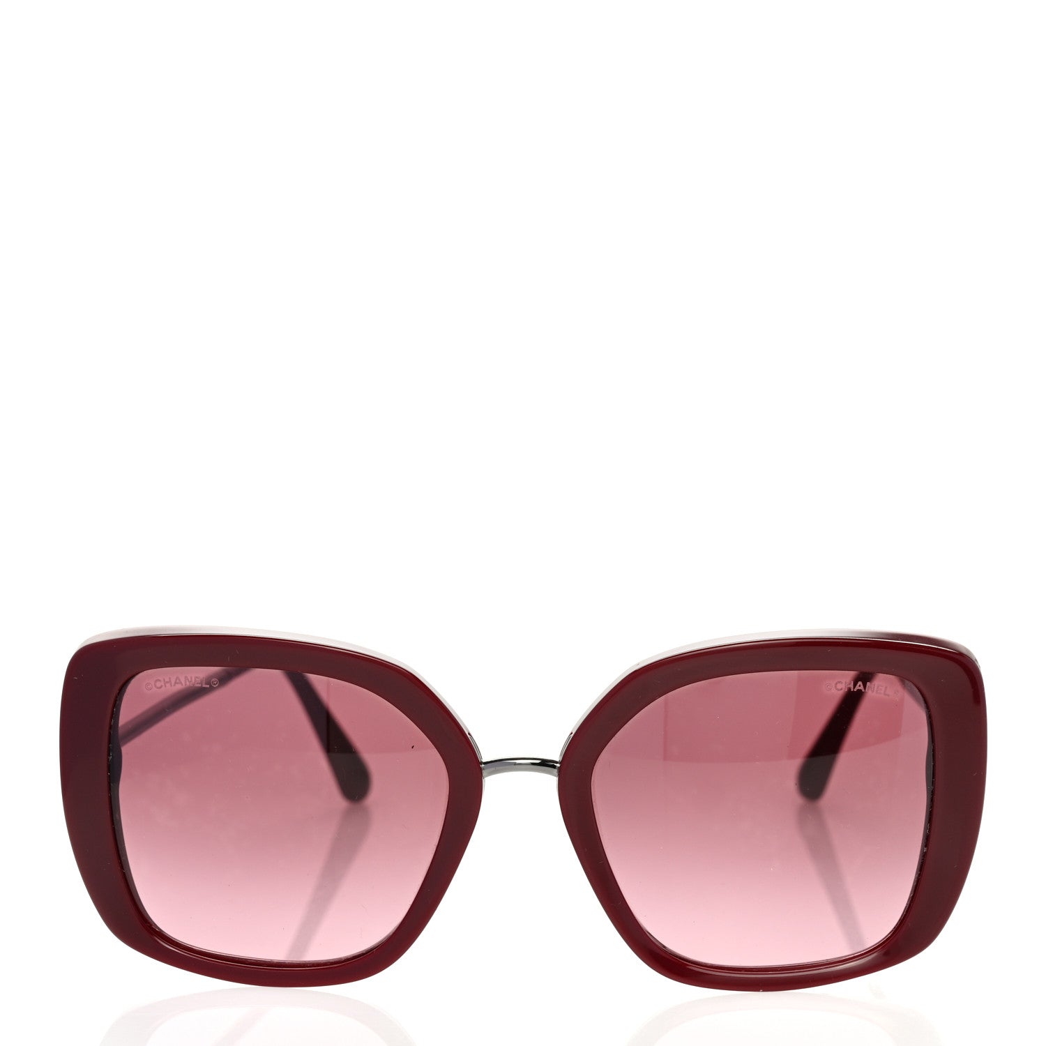 Chanel Acetate Sunglasses 5401-A Red 2 of 8