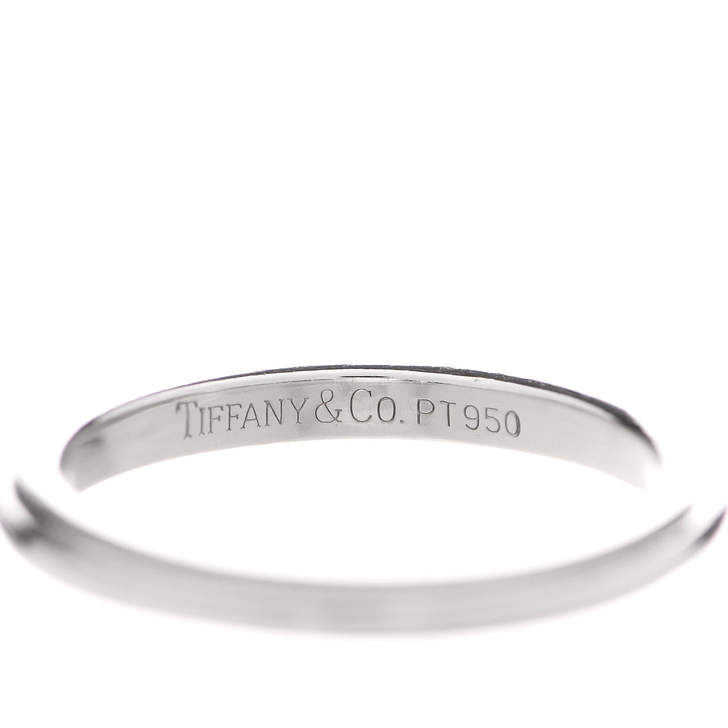 Tiffany Platinum 2mm Milgrain Wedding Band Ring 48 4.5 4 of 6