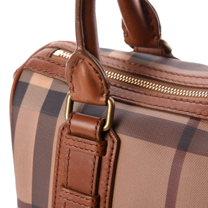 Burberry Smoked Check Small Chester Bowling Bag Brown 16 of 17