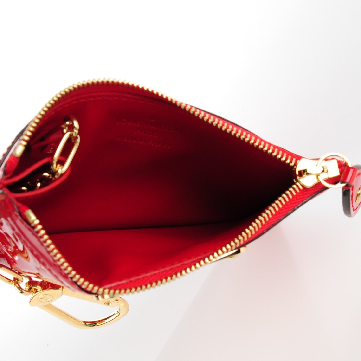 Louis Vuitton Vernis Key Pouch Cherry 4 of 6