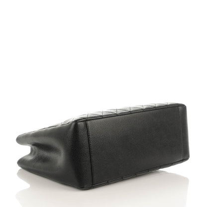 Chanel Caviar Quilted Grand Shopping Tote GST Black 4 of 7