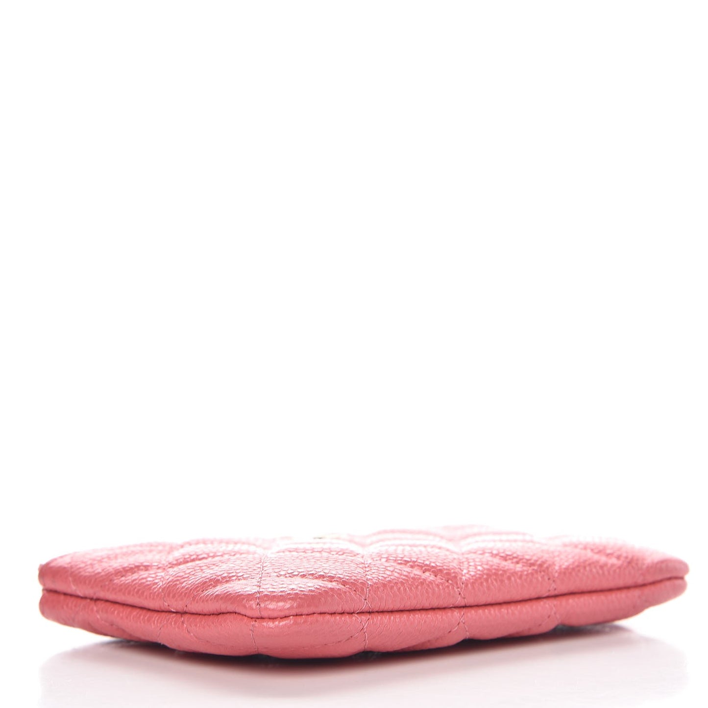 Caviar Quilted Small Cosmetic Case Pink