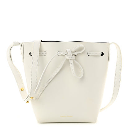 Mansur Gavriel Calfskin Mini Mini Bucket Bag White 1 of 9
