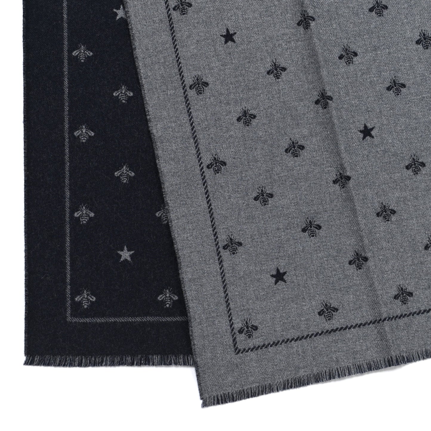 Wool Bee Costel Scarf Grey Blue