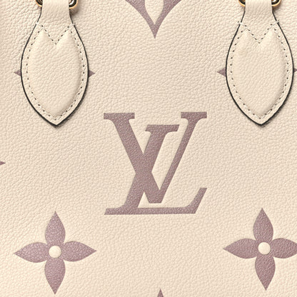 Louis Vuitton Empreinte Monogram Giant Onthego PM Creme Bois de Rose 7 of 9