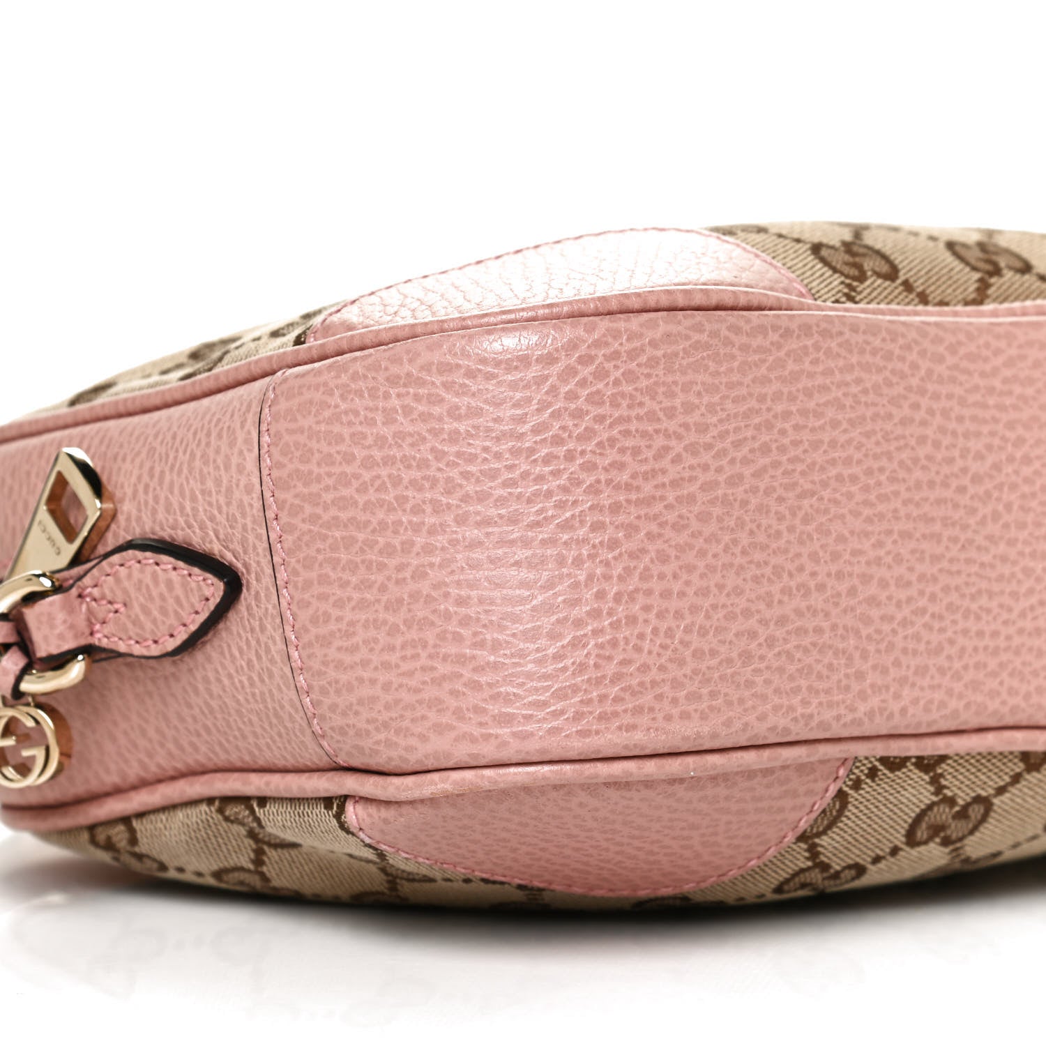 Gucci Monogram Mini Bree Messenger Bag Beige Soft Pink 10 of 11