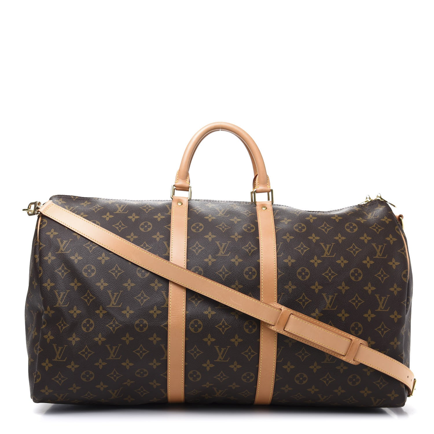 Louis Vuitton Monogram Keepall Bandouliere 55 1 of 15