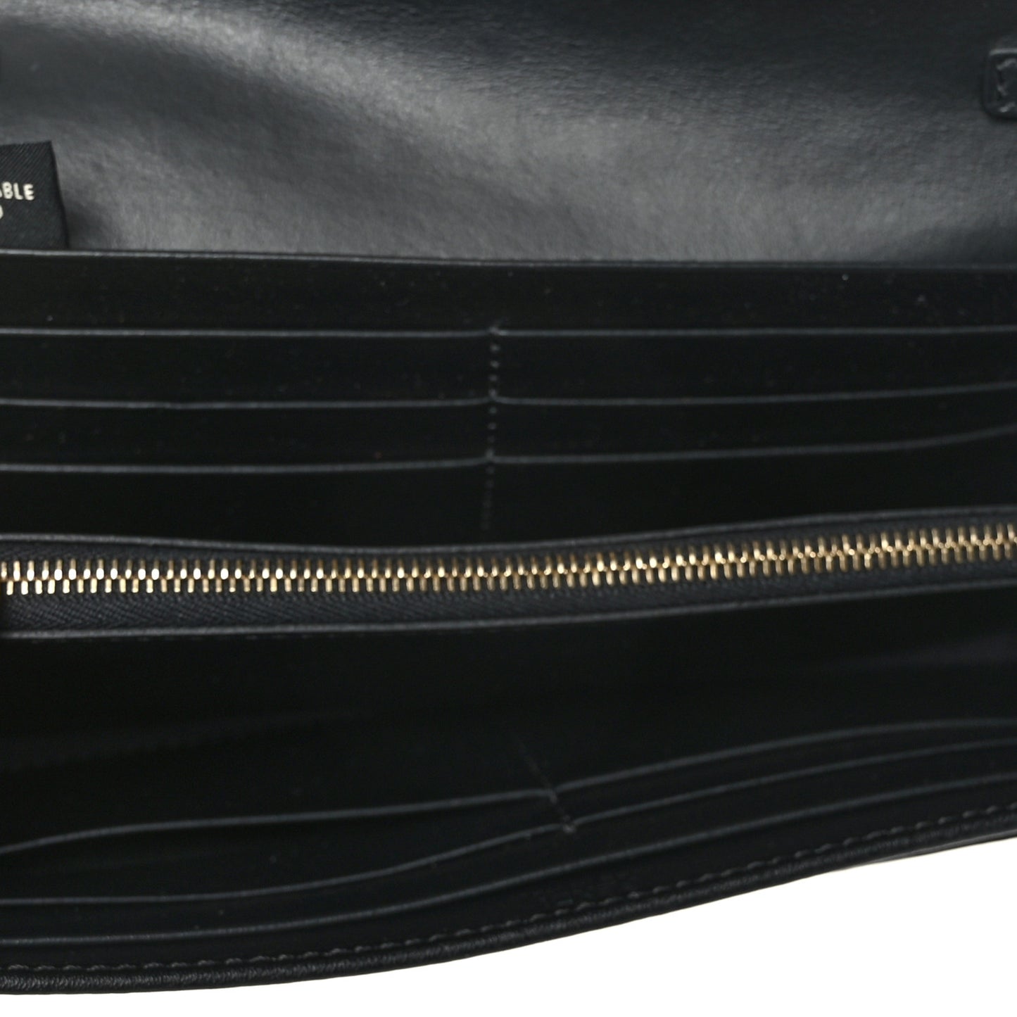 Vitello Liberty F is Fendi Studded Continental Envelope Wallet On Chain Black