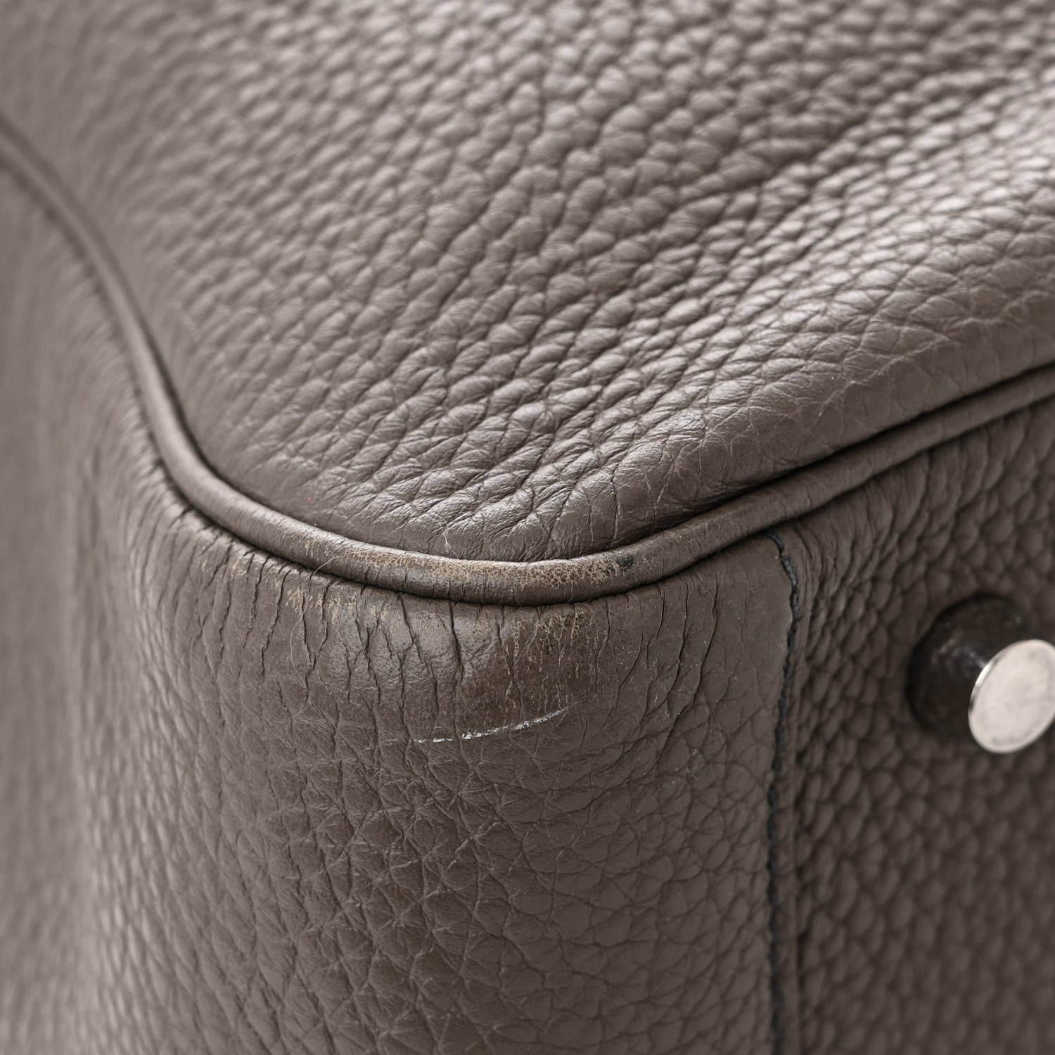 Hermes Taurillon Clemence Verso Lindy 34 Etain Bleu Indigo 12 of 15