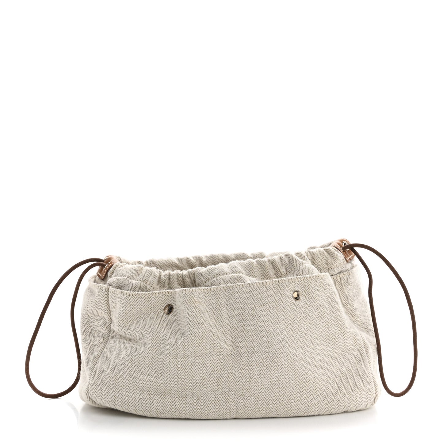 Canvas Barenia Fourbi 25 MM Pouch Naturel Fauve