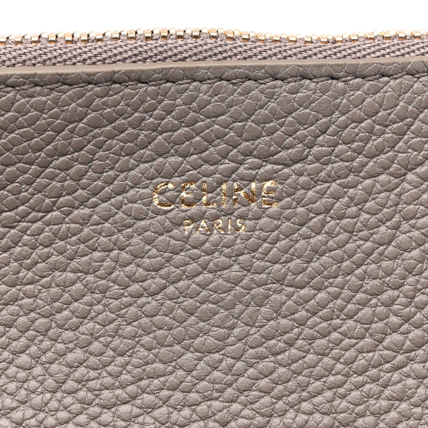 Supple Grained Calfskin Bucket 16 Bag Pebble