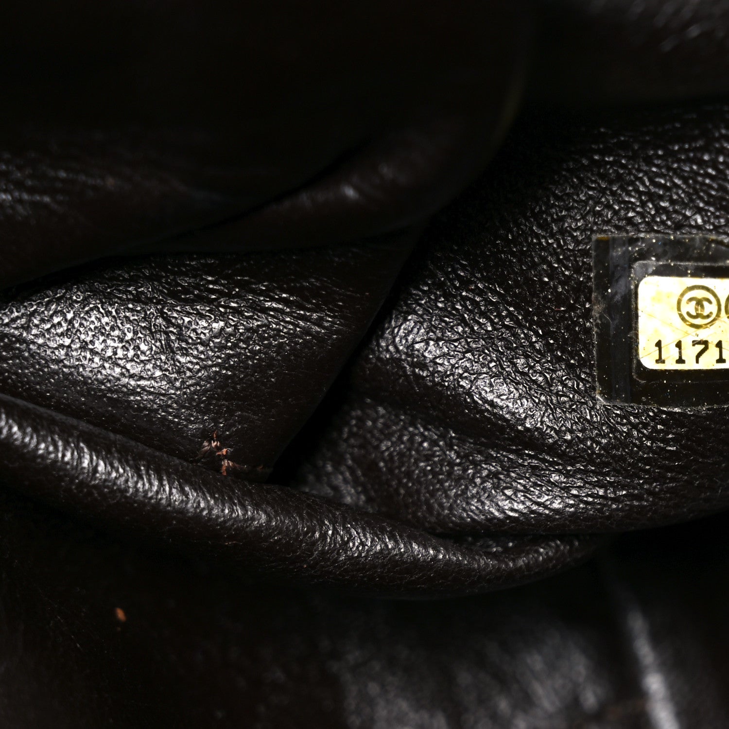 Chanel Caviar Quilted CC Timeless Bowler Dark Brown 7 of 10