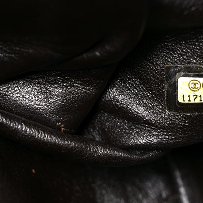 Chanel Caviar Quilted CC Timeless Bowler Dark Brown 7 of 10