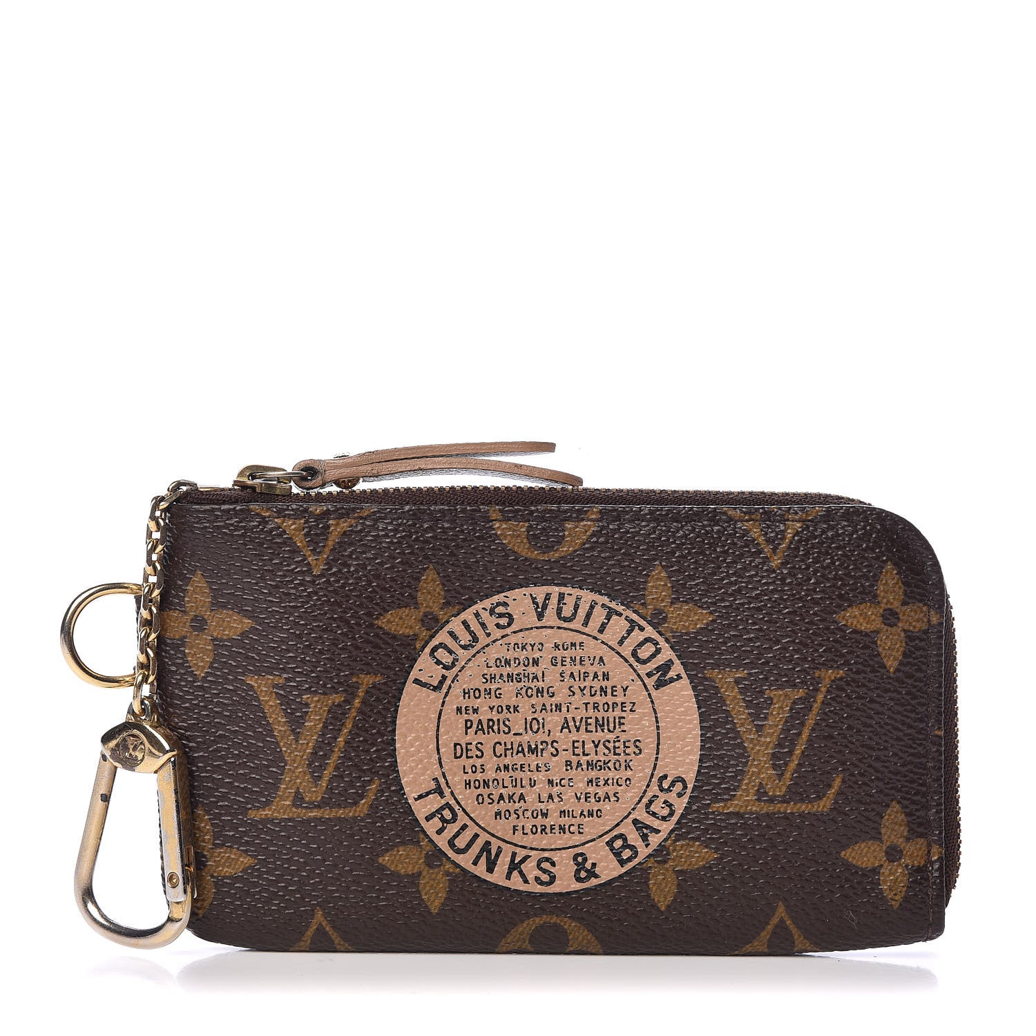 Louis Vuitton Monogram Complice Trunks and Bags Key Pouch Beige 1 of 6