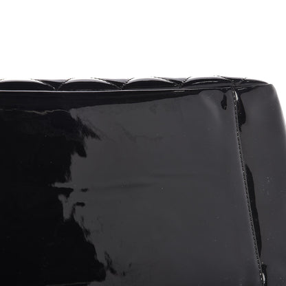 Chanel Patent Quilted Grand Shopping Tote GST Black 9 of 11
