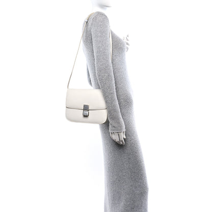 Celine Liege Calfskin Medium Classic Box Flap Bag White 2 of 12