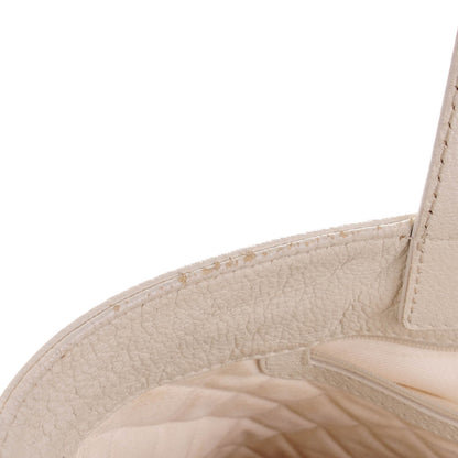 Chanel Goatskin Perforated Large CC Tote White 9 of 13