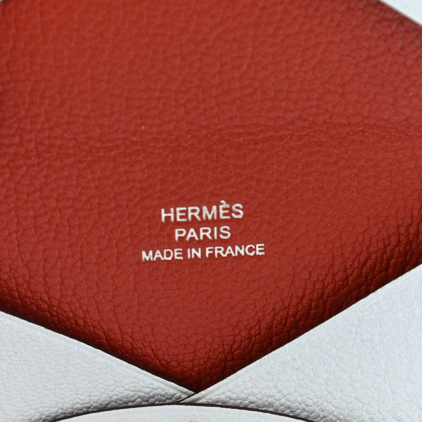 Chevre Mysore Verso Calvi Card Case Bleu Brume Brique