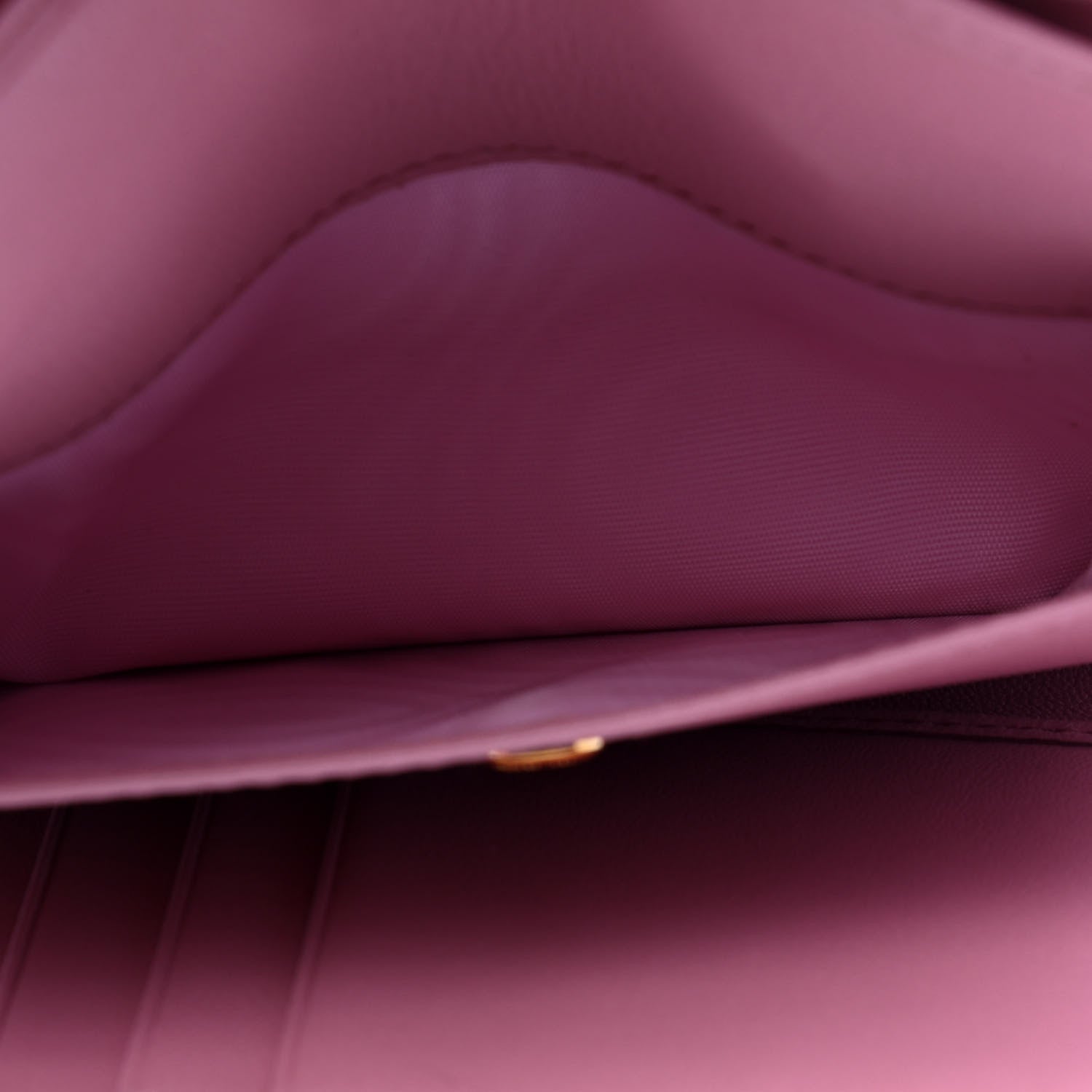 Miu Miu Nappa Matelasse Flap Tri-Fold Wallet Rosa 5 of 5